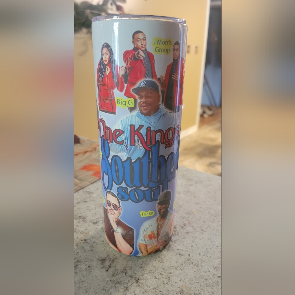The Kings Of Southern Soul Stainless Steel Skinny Tumbler, 18 Oz, New In Box